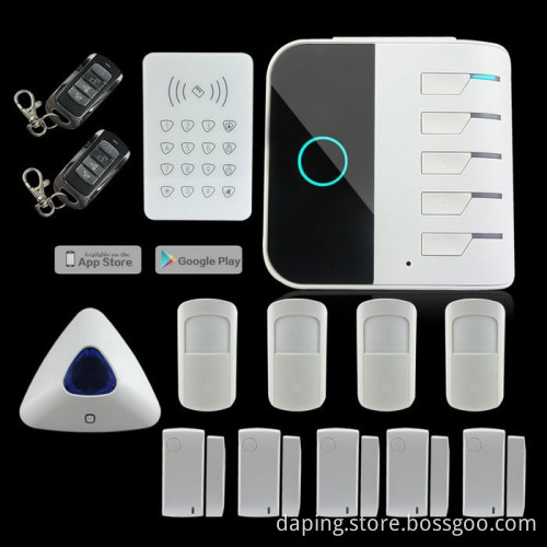 APP control wifi gsm alarm system 433/868MHz Cube Alarm Panel DIY kit